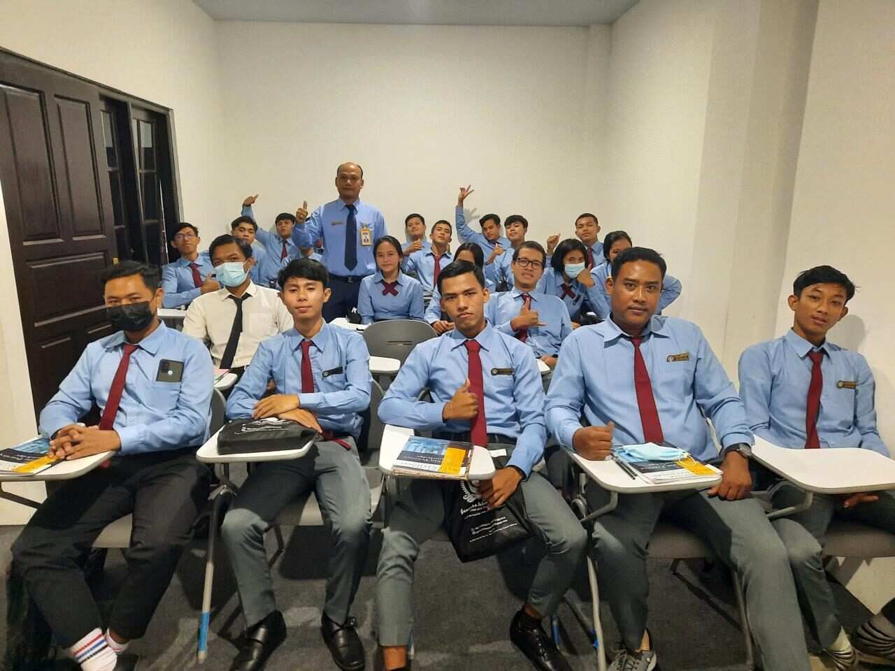 Candidates attending a training session at the Bali Branch Office